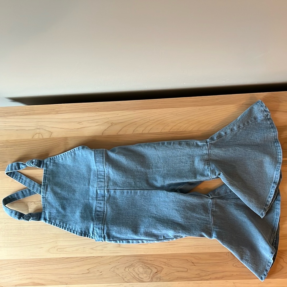 Toddler Jean Bell Bottom Overalls